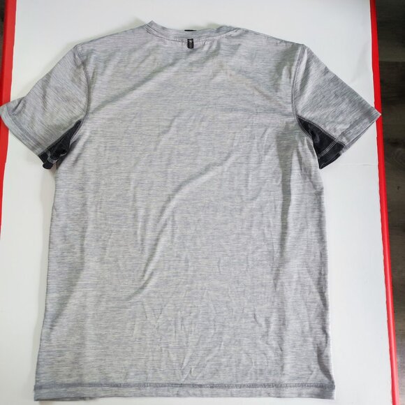 Rawlings short sleeve athletic T-shirt grey black men's size S - Picture 3 of 7
